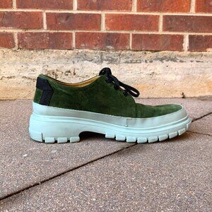 Official  Zaterdag | Suede Lace-Up Derby Shoes | John Fluevog